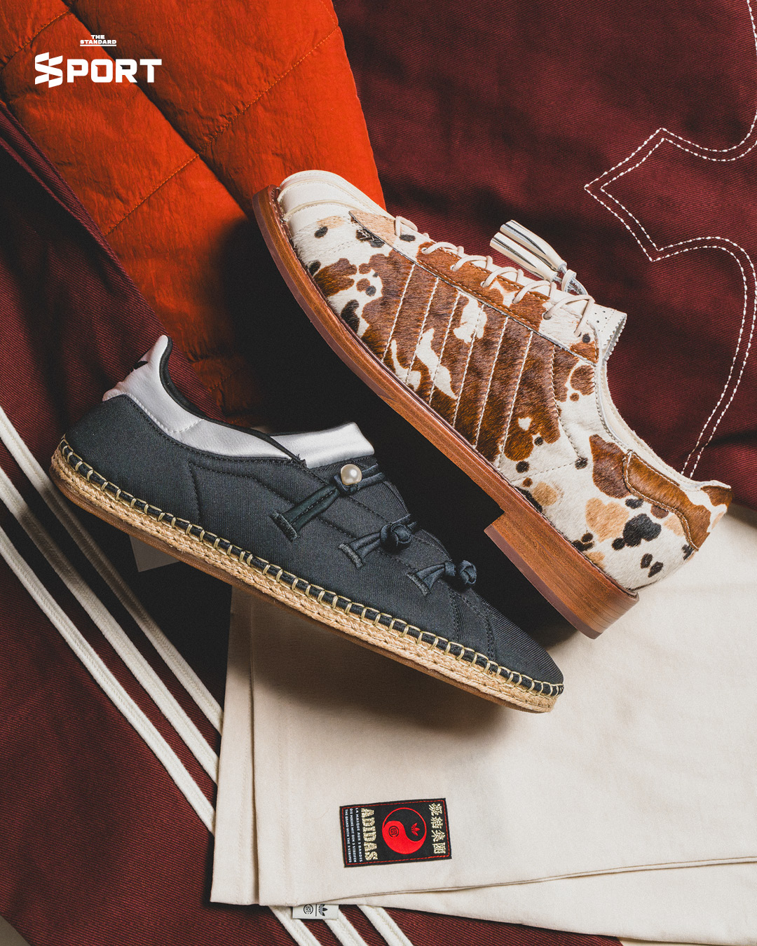 รองเท้าและเสื้อผ้าจากคอลเลกชัน adidas Originals x CLOT Lunar New Year 2026 ที่ผสานศิลปะกังฟูและพลังปีม้า 2