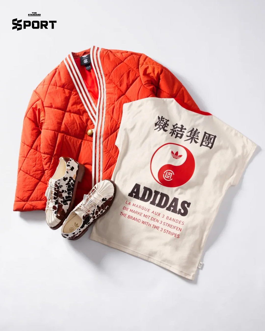 รองเท้าและเสื้อผ้าจากคอลเลกชัน adidas Originals x CLOT Lunar New Year 2026 ที่ผสานศิลปะกังฟูและพลังปีม้า 4