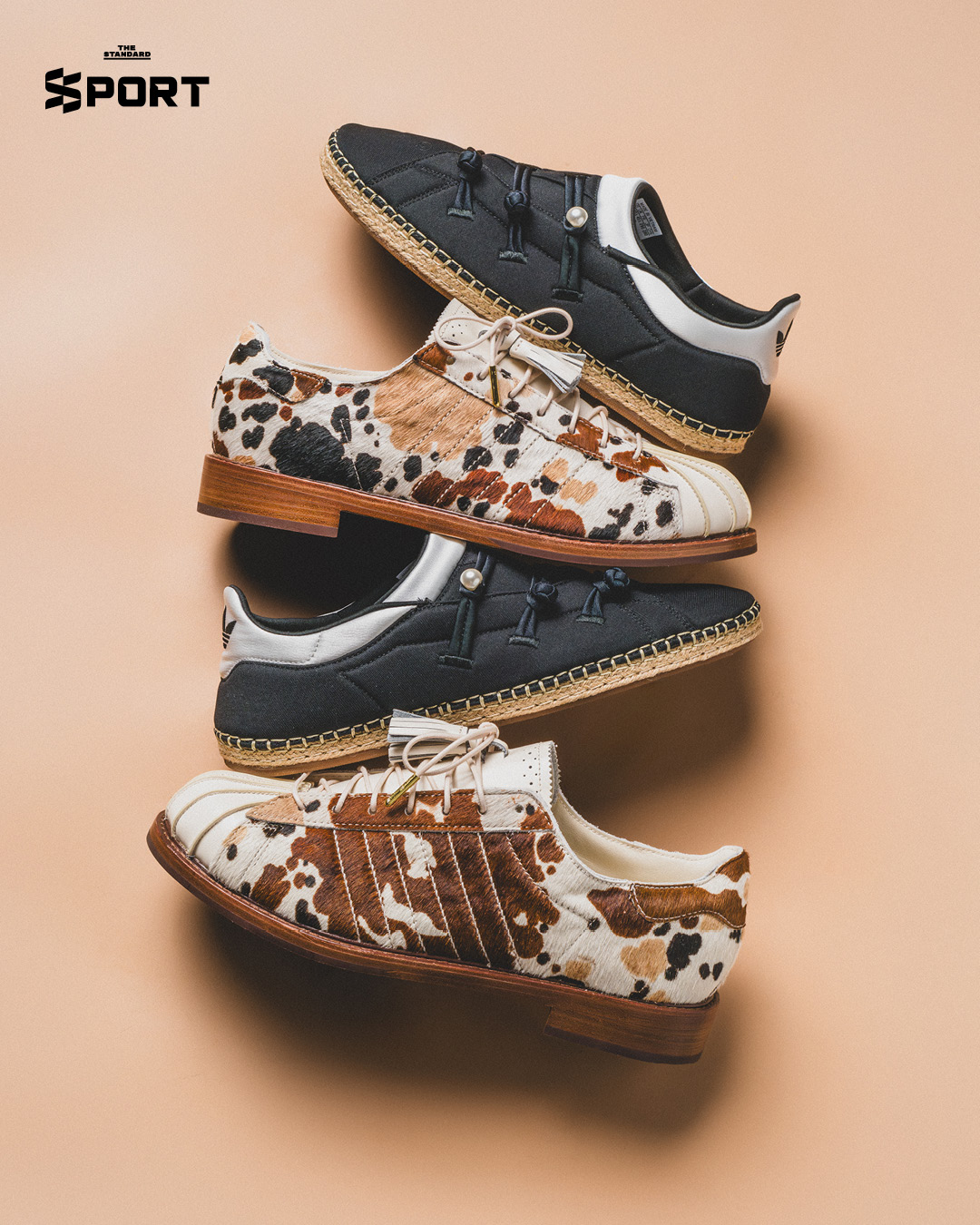 รองเท้าและเสื้อผ้าจากคอลเลกชัน adidas Originals x CLOT Lunar New Year 2026 ที่ผสานศิลปะกังฟูและพลังปีม้า 5