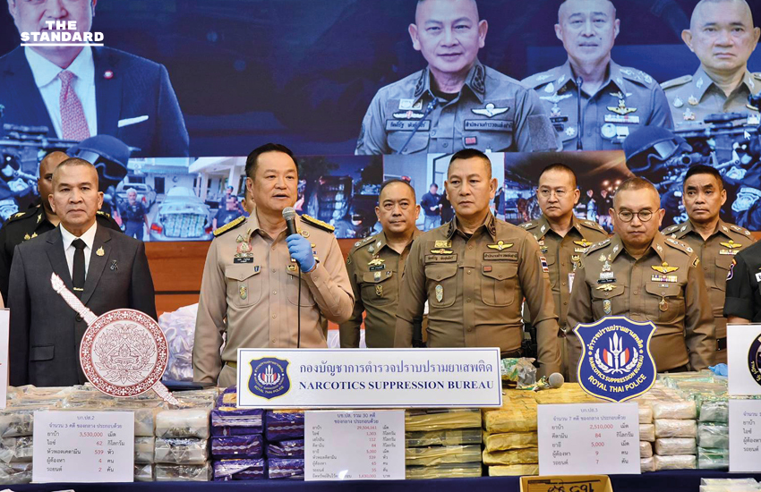 ‘อนุทิน’ แถลงผลงานกวาดล้างยาเสพติดข้ามปี ยึดยาบ้ากว่า 330 ล้านเม็ด ตัดวงจร บอสไต้หวัน สกัดเส้นทางลำเลียงทุกทิศทาง 4