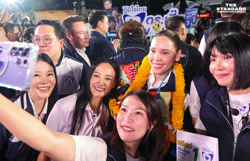 อนุทิน ชาญวีรกูล หัวหน้าพรรคภูมิใจไทย ปราศรัยใหญ่ที่สวนลุมพินี 5