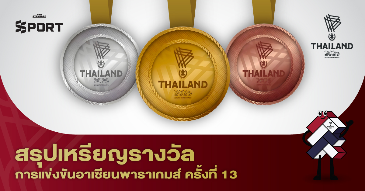 ตารางสรุปเหรียญรางวัลการแข่งขันอาเซียนพาราเกมส์ ครั้งที่ 13 ที่ทัพนักกีฬาไทยคว้าเจ้าเหรียญทอง