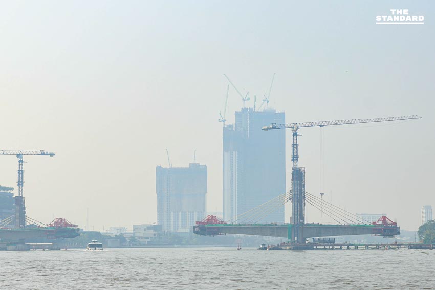 กทม. ฝุ่น PM 2.5 เช้านี้ เกินมาตรฐานทุกเขต พื้นที่สีส้ม เริ่มกระทบสุขภาพ บางรัก-ลาดกระบัง ค่าฝุ่นสูงสุด 1