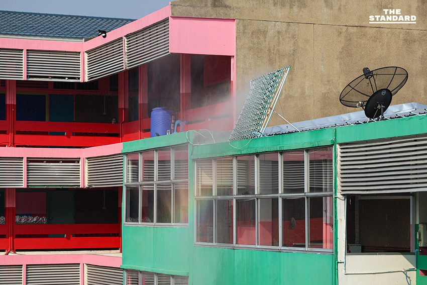 เจ้าหน้าที่ กทม. ตรวจเยี่ยม โรงเรียนวัดวิมุตยาราม ต้นแบบห้องเรียนปลอดฝุ่น เพื่อสร้างความมั่นใจด้านสุขภาพนักเรียน 1