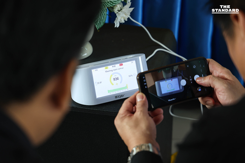 เจ้าหน้าที่ กทม. ตรวจเยี่ยม โรงเรียนวัดวิมุตยาราม ต้นแบบห้องเรียนปลอดฝุ่น เพื่อสร้างความมั่นใจด้านสุขภาพนักเรียน 8