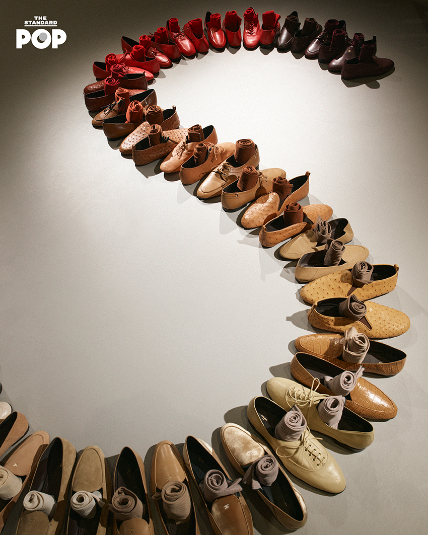 ภาพจาก CELINE แสดงเสื้อผ้าคอลเล็กชันผู้ชาย Fall/Winter 2026 ผลงานแรกของ Michael Rider 3