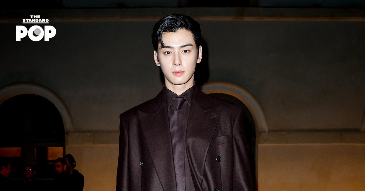 ภาพ ชา อึน-อู นักแสดงและไอดอลเกาหลีใต้ ขณะร่วมงานอีเวนต์แฟชั่น