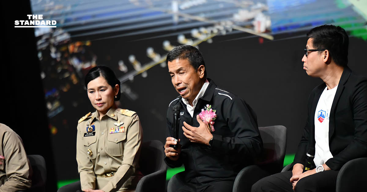 ชัชชาติ สิทธิพันธุ์ ผู้ว่าฯ กทม. ร่วมปาฐกถาพิเศษในงานเสวนา ‘กันก่อนท่วม: น้ำแปรปรวน เมืองต้องพร้อม’