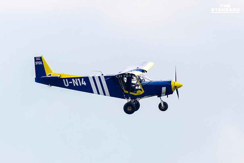 ภาพบรรยากาศงาน Chiang Mai International Airshow Festival 2026 ณ สนามบินเล็กเชียงใหม่แอร์สปอร์ต แสดงเครื่องบินเล็กหลายลำจอดโชว์ 6