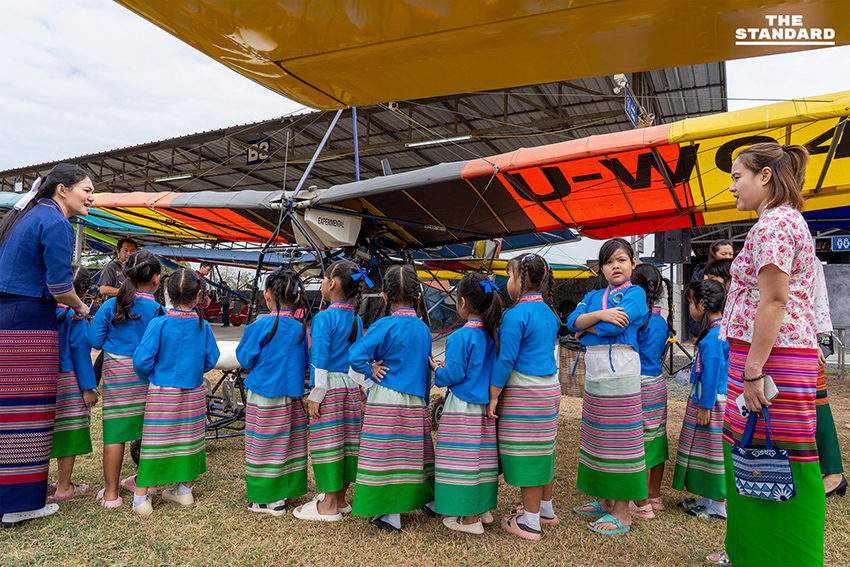 ภาพบรรยากาศงาน Chiang Mai International Airshow Festival 2026 ณ สนามบินเล็กเชียงใหม่แอร์สปอร์ต แสดงเครื่องบินเล็กหลายลำจอดโชว์ 8