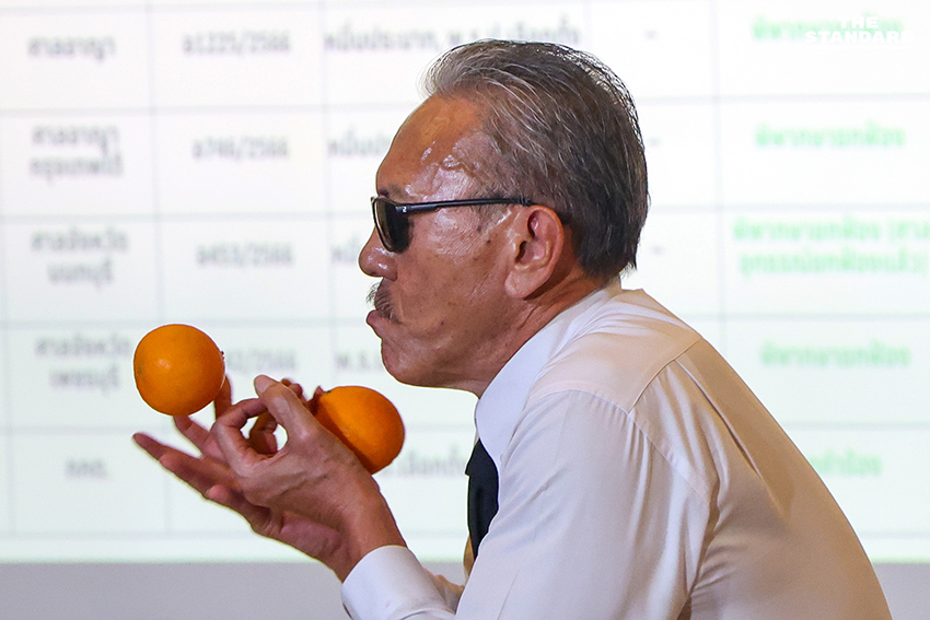 ชูวิทย์ เปิดโต๊ะแถลง ชิมส้มโชว์ บอก ยังไม่สุก-อย่ารีบชิงอำนาจ พร้อมเปิดปม **ธนาธร** มีวาระซ่อนเร้น 1