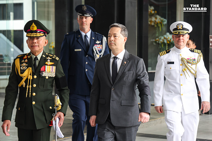 พล.อ. อุกฤษฎ์ บุญตานนท์ ผบ.ทสส. และ ฌอน เค. โอนีลล์ เอกอัครราชทูตสหรัฐฯ ร่วมแถลงข่าวการฝึก Cobra Gold 2026 6