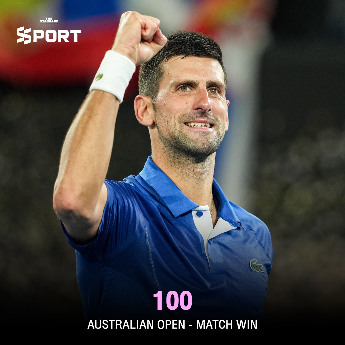 โนวัค ยอโควิช นักเทนนิสคนเดียวที่คว้าชัยได้ 100+ จาก แกรนด์สแลม 3 รายการ 1