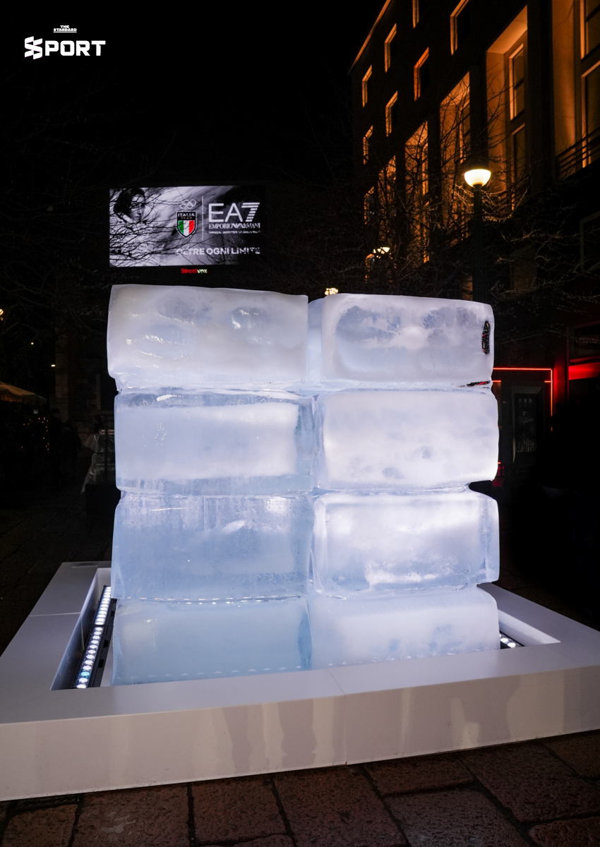 EA7 Emporio Armani จัดอีเวนต์ต้อนรับโอลิมปิกฤดูหนาวในเมืองมิลาน 6
