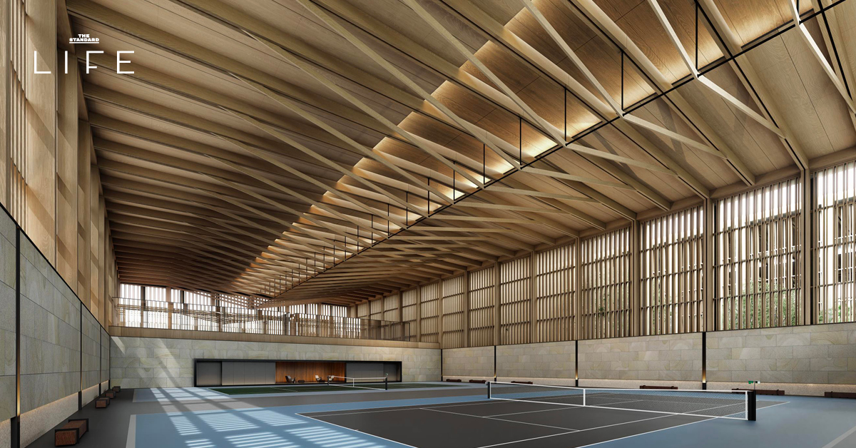 ภาพจำลองอาคาร Eden Country Club คันทรีคลับแห่งใหม่ที่ออกแบบคล้ายรีสอร์ต ล้อมรอบด้วยธรรมชาติ พร้อมสิ่งอำนวยความสะดวกด้านกีฬาและสุขภาพครบวงจร