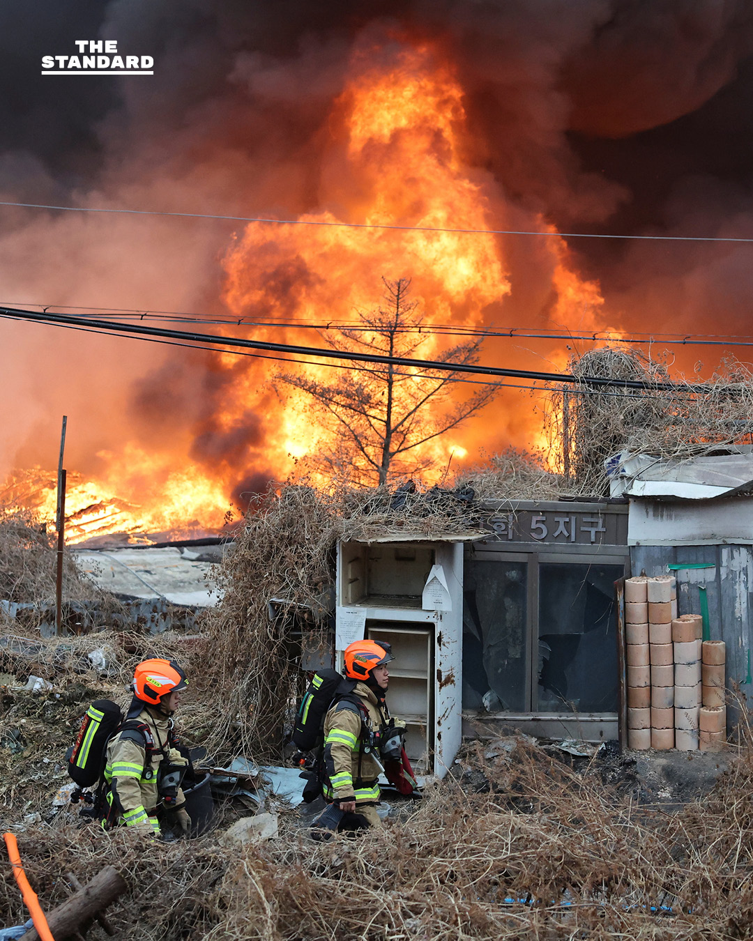 เกิดเหตุไฟไหม้ชุมชนแออัดย่านกังนัมของเกาหลีใต้ เบื้องต้นยังไม่มีรายงานคนเจ็บหรือเสียชีวิต 2