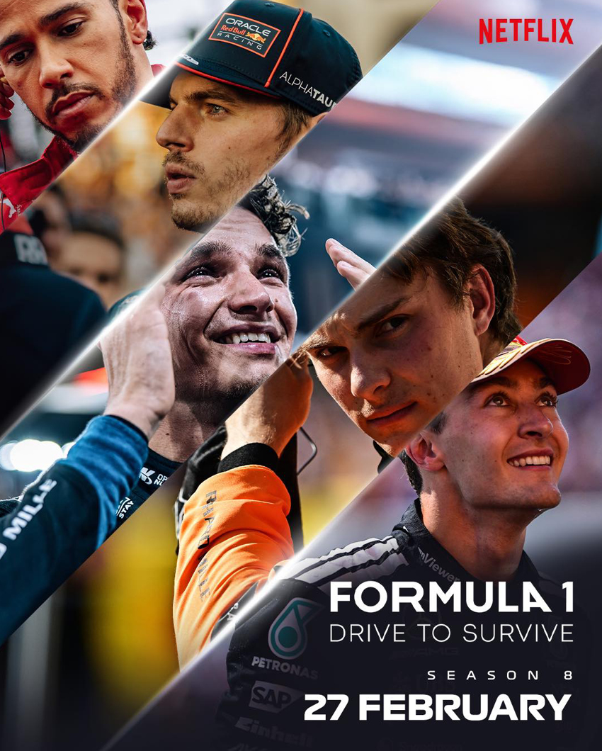 โปสเตอร์โปรโมท Formula 1: Drive To Survive ซีซั่น 8