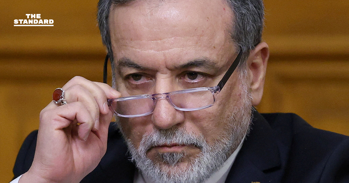 ภาพเจ้าหน้าที่ระดับสูงของอิหร่านแถลงท่าทีต่อสหรัฐฯ ท่ามกลางความตึงเครียดในตะวันออกกลาง