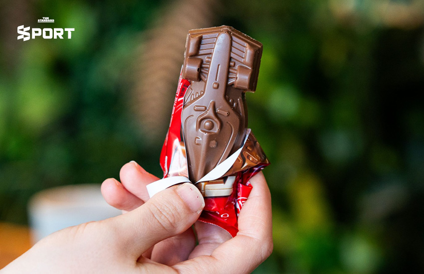 ภาพช็อกโกแลตรถแข่ง KitKat x F1 ที่ผสานความหวานและความเร็วเข้าด้วยกัน 2