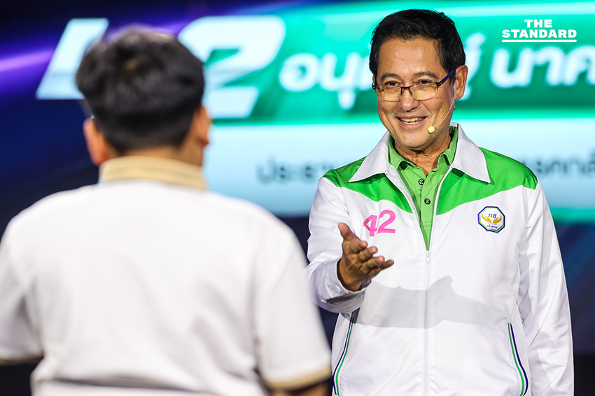 น้องกระชาย-สยบพล แสงพัฒนกรกิจ ร่วมเวที THE STANDARD DEBATE ถาม 5 พรรคการเมืองสะท้อนเสียงคนรุ่นใหม่ 7