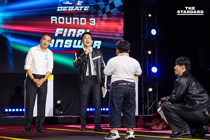 น้องกระชาย-สยบพล แสงพัฒนกรกิจ ร่วมเวที THE STANDARD DEBATE ถาม 5 พรรคการเมืองสะท้อนเสียงคนรุ่นใหม่ 8