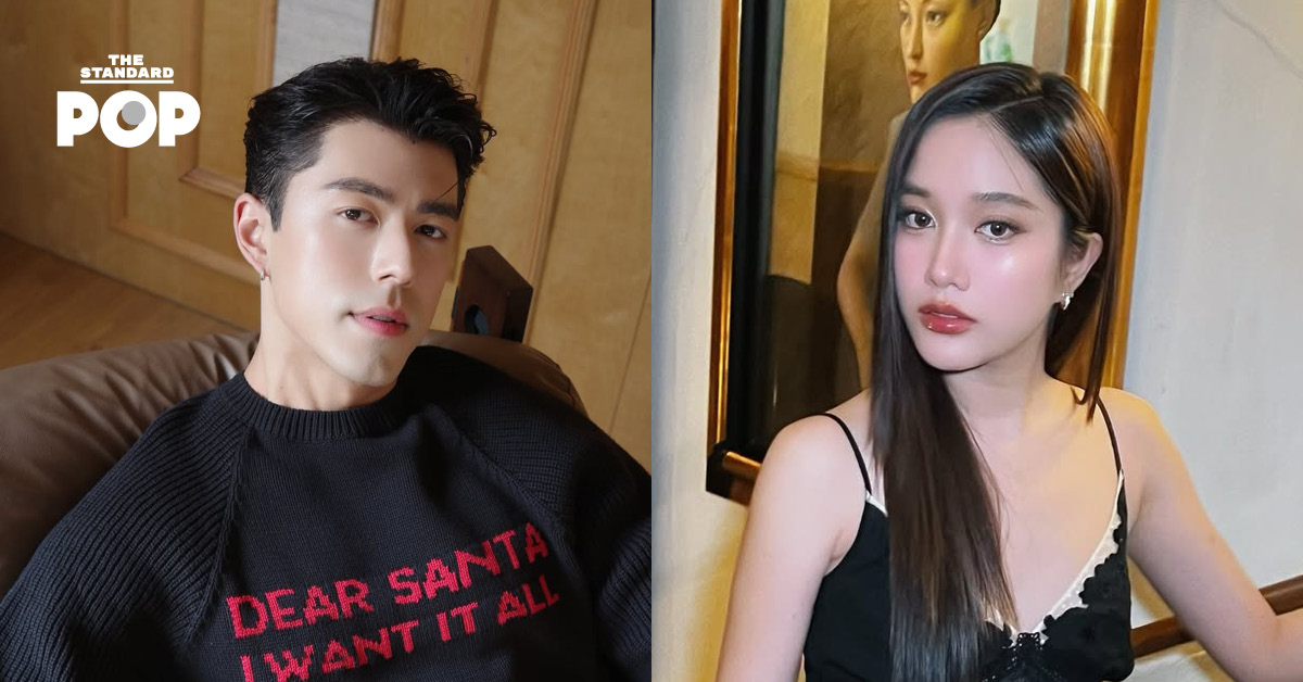 นาย ณภัทร และ ฟรีน สโรชา สองนักแสดงนำจากซีรีส์เรื่อง แม่มดแห่งสยาม