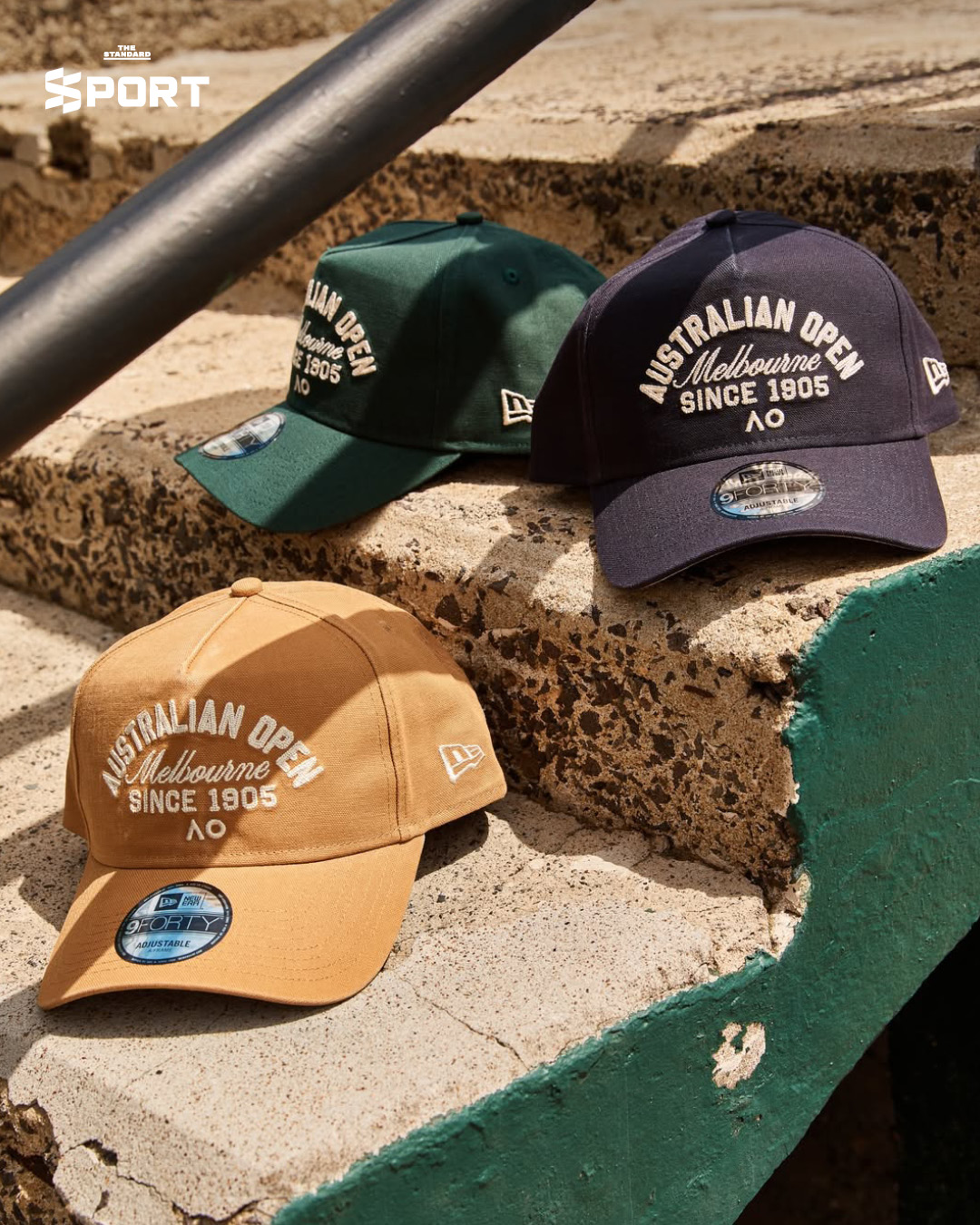 New Era × Australian Open ปล่อยคอลเลกชันใหม่ ต้อนรับแกรนด์สแลมแรกปี 2026 (No changes were needed based on the rule add a space before proper nouns that follow a verb. The proper nouns New Era and Australian Open form the subject of the sentence and do not follow a verb. The phrases คอลเลกชันใหม่ and แกรนด์สแลมแรกปี 2026 are not proper nouns.) 5