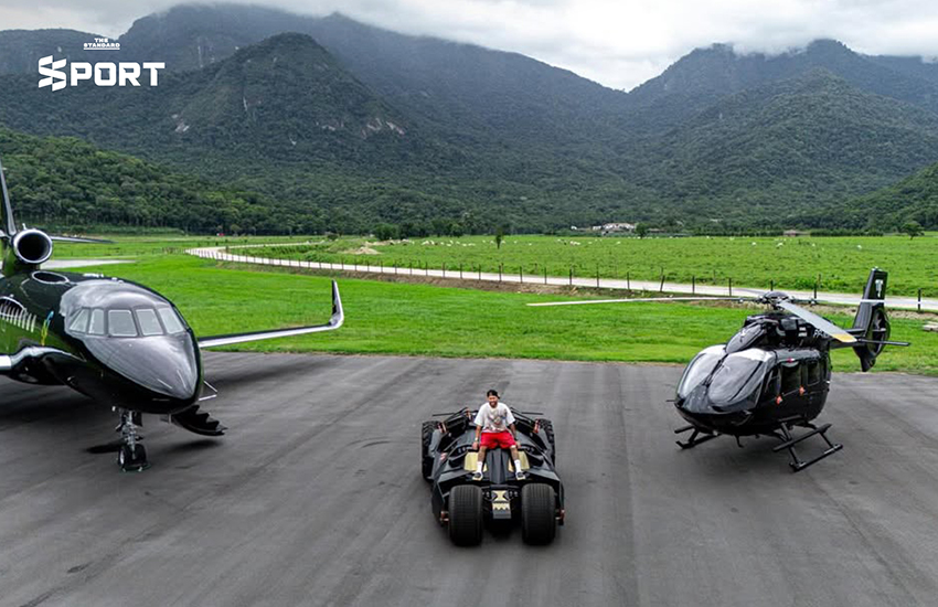 Neymar Jr. กับคอลเล็กชันยานพาหนะสุดหรู และ Batmobile 2