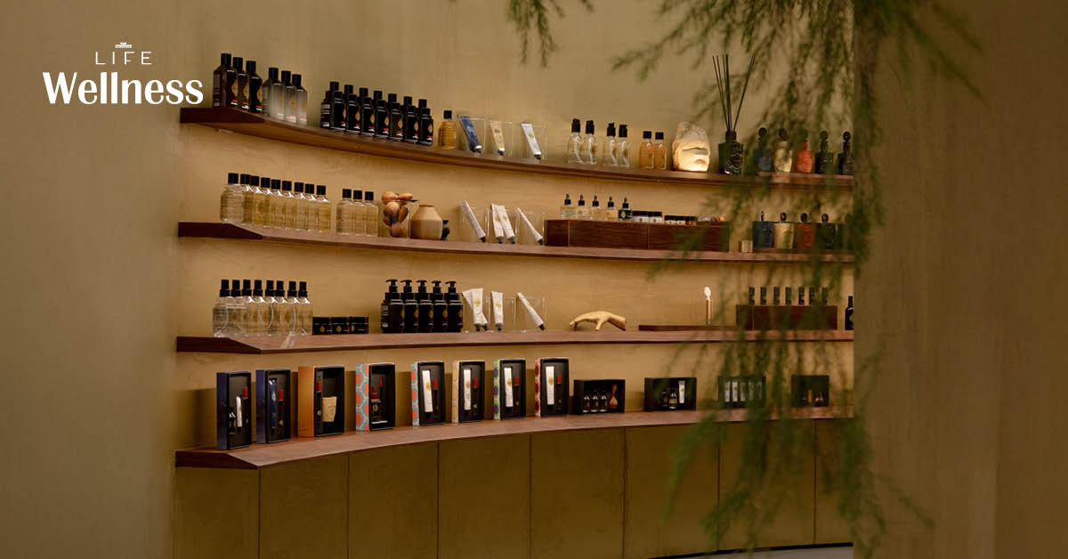 ภาพบรรยากาศ PAÑPURI Sensorial Boutique Dusit Central Park เน้นพื้นที่สีเขียวและความผ่อนคลาย