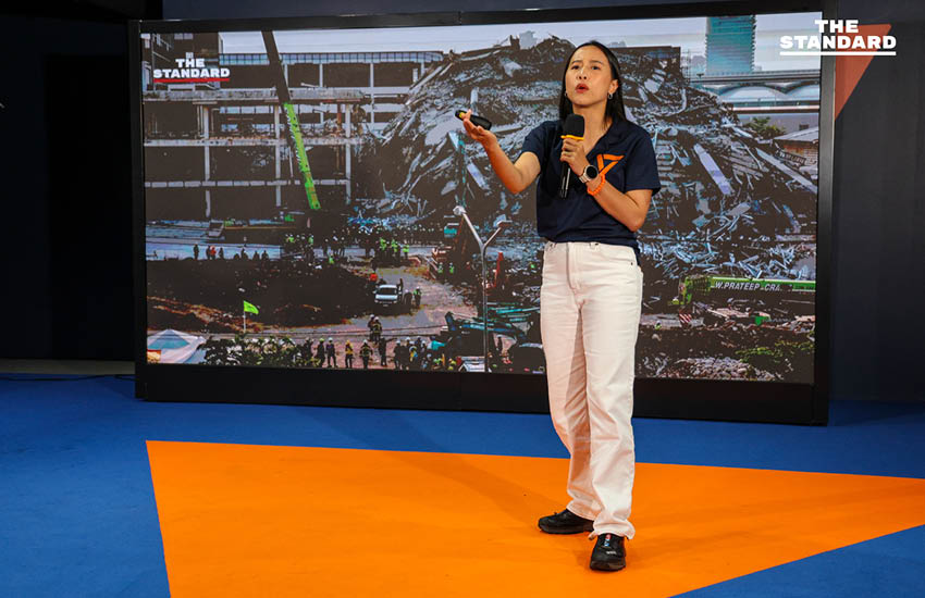 ภาพผู้สมัคร สส. และทีมบริหารพรรคประชาชนร่วมกิจกรรม 'พิมพ์ส้มล้มคอร์รัปชัน' เสนอแนวทางปราบโกง 8