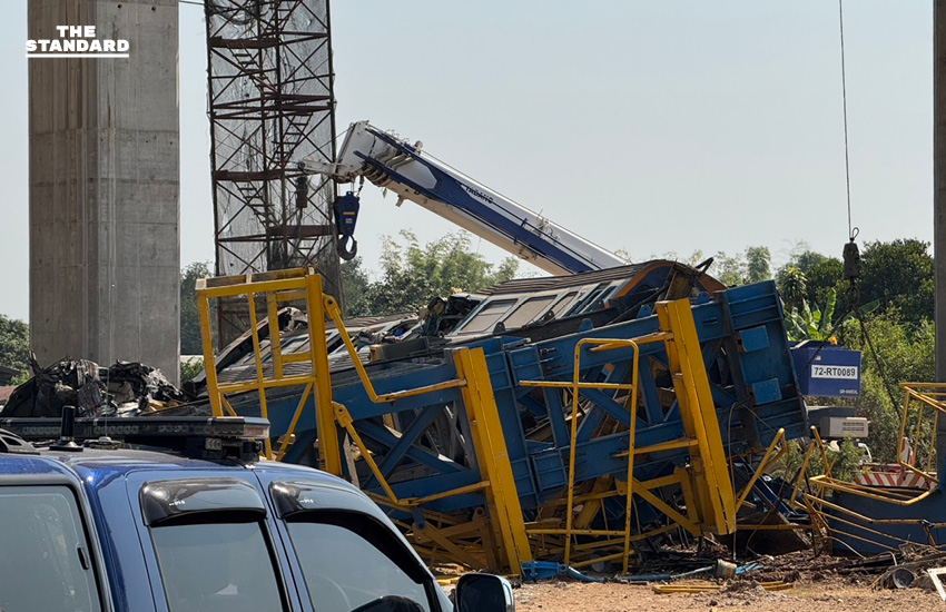 คณะพรรคเพื่อไทย ประเสริฐเร่งประสานกู้ภัยช่วยเหลือ พร้อมส่งกำลังใจเหตุเครนถล่มทับใส่รถไฟ อ.สีคิ้ว โคราช ย้ำไม่ใช่การเมือง 3