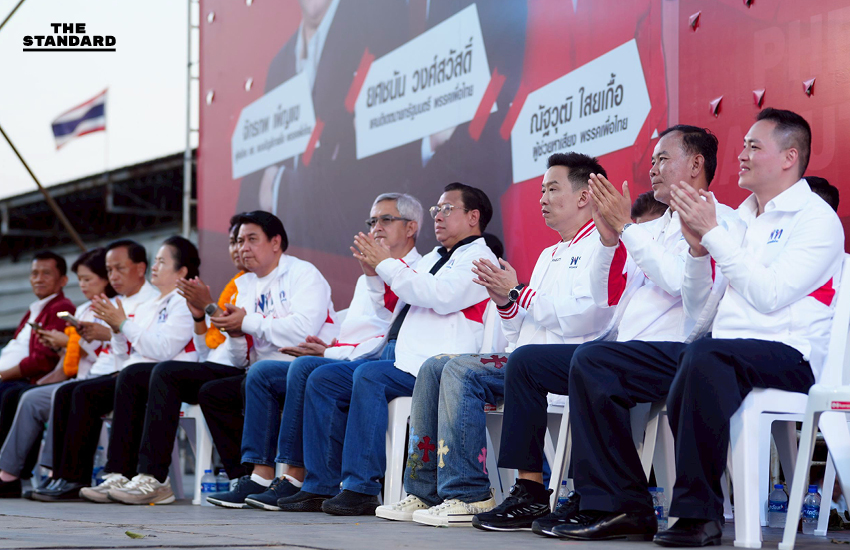 เพื่อไทย ลุย สมุทรปราการ ชาวบ้านแห่เรียก ‘นายกฯ ยศชนะ’ มั่นใจทวงคืนเป็นสีแดง พร้อมประกาศไม่เอาทุนเทา 4