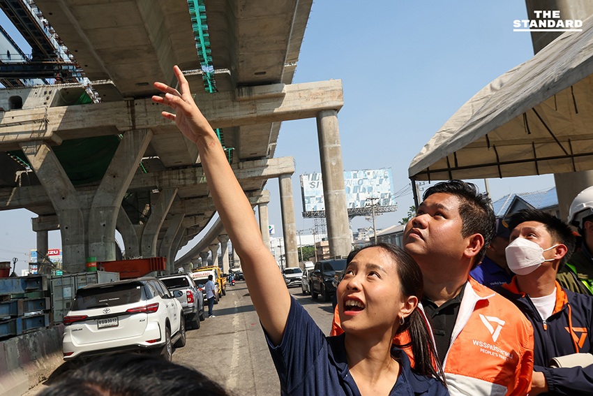 พิพัฒน์ ลงพื้นที่เครนถล่ม **พระราม 2** สั่งระงับก่อสร้างบนที่สูงทุกจุด พร้อมจี้ตรวจสอบมาตรการความปลอดภัยผู้รับเหมา คาดใช้เวลา 15 วันคืนผิวจราจร 2