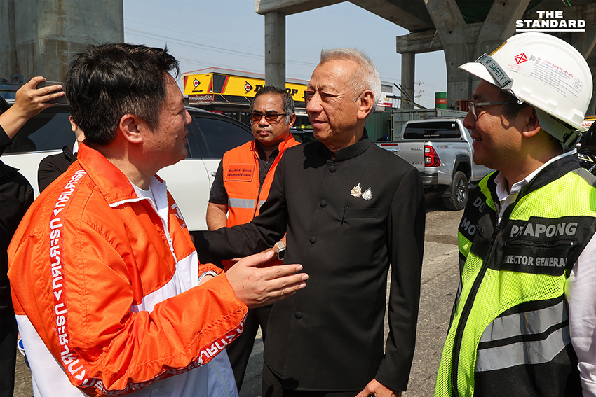 พิพัฒน์ ลงพื้นที่เครนถล่ม **พระราม 2** สั่งระงับก่อสร้างบนที่สูงทุกจุด พร้อมจี้ตรวจสอบมาตรการความปลอดภัยผู้รับเหมา คาดใช้เวลา 15 วันคืนผิวจราจร 3