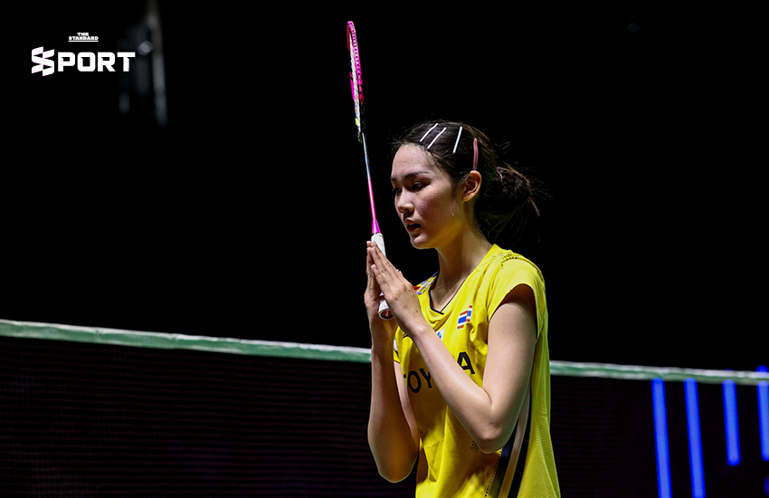 พิ้งค์-พิชฌามลณ์ วัย 19 ปี ขณะแข่งขันแบดมินตันในรอบชิงชนะเลิศ อินโดนีเซีย มาสเตอร์ส 2026 2