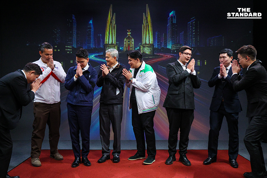 THE STANDARD POLICY BATTLE เดือด 4 พรรคดังประชันวิสัยทัศน์ต้านโกง งัดข้อปมทุนเทา-สแกมเมอร์ 1