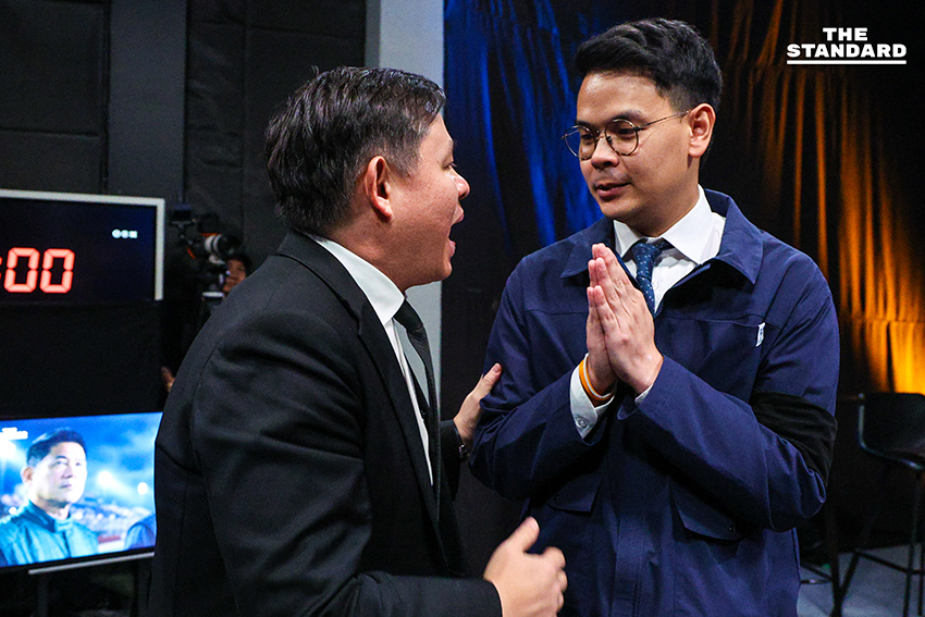 THE STANDARD POLICY BATTLE เดือด 4 พรรคดังประชันวิสัยทัศน์ต้านโกง งัดข้อปมทุนเทา-สแกมเมอร์ 14