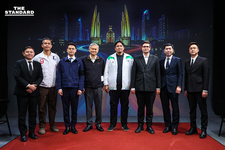 THE STANDARD POLICY BATTLE เดือด 4 พรรคดังประชันวิสัยทัศน์ต้านโกง งัดข้อปมทุนเทา-สแกมเมอร์ 18