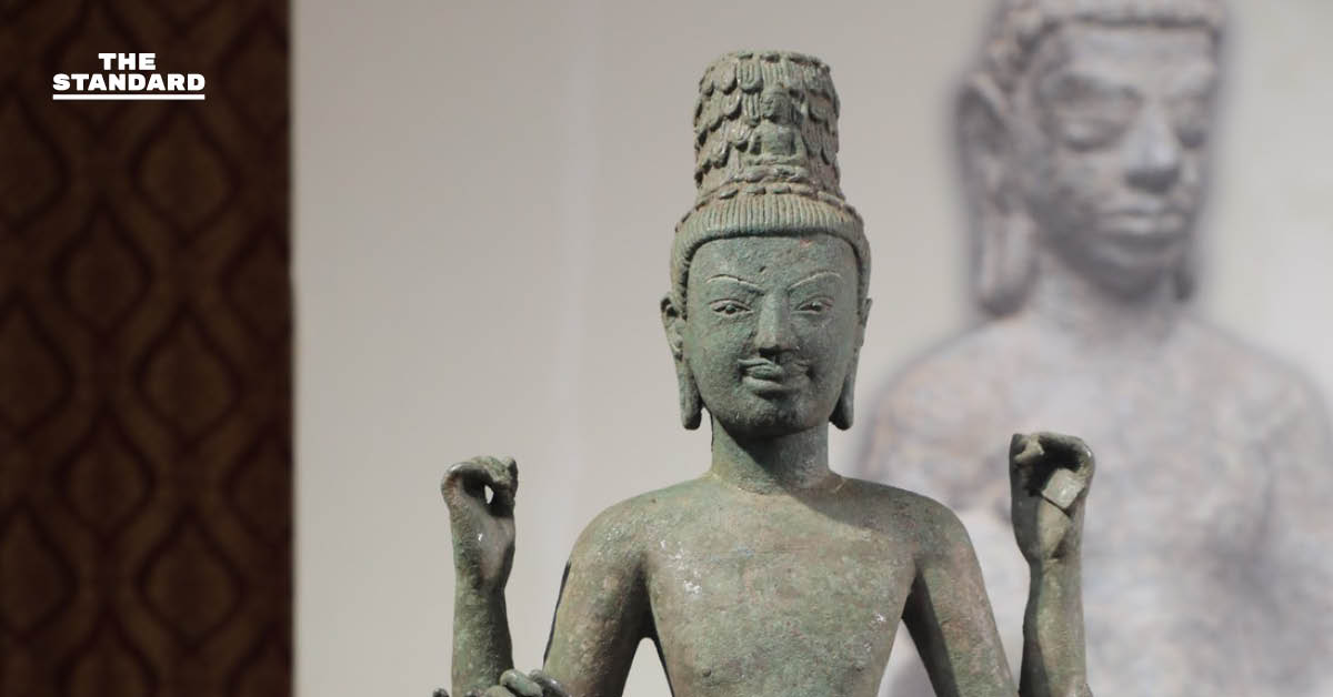 รมว.วธ. รับมอบ 4 ประติมากรรมสำริดกลุ่มประโคนชัย อายุกว่า 1,200 ปี คืนสู่มาตุภูมิ หลังทวงคืนสำเร็จจากสหรัฐฯ