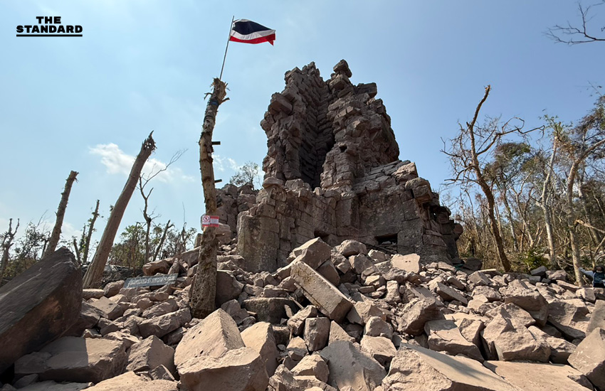 ผบ.พัน ร.22 ฉก.2 เผยเตรียมบรูณะ ปราสาทตาควาย สั่งงดเข้าพื้นที่ เหตุมีโอกาสทรุด-พบทุ่นระเบิดรอเก็บกู้เพียบ 1