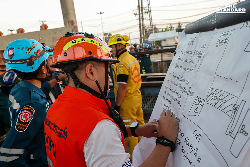 โศกนาฏกรรม พระราม 2 เครนยักษ์พังถล่มทับรถประชาชน เจ้าหน้าที่ระดมเครื่องจักรหนักกู้ซากและตรวจสอบมาตรฐานความปลอดภัย 5