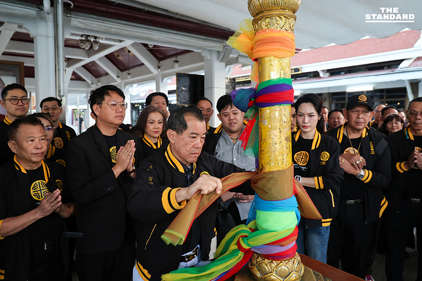 พล.อ.รังษี นำ พรรคเศรษฐกิจ สาบาน ศาลหลักเมือง ไม่โกง-ไม่หนุนทุนสีเทา หากผิดสัญญาพร้อมลาออก 5