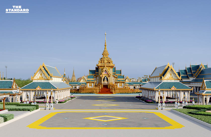 ภาพจำลองการออกแบบพระเมรุมาศสมเด็จพระนางเจ้าสิริกิติ์ พระบรมราชินีนาถ พระบรมราชชนนีพันปีหลวง 2