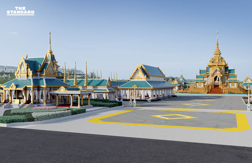 ภาพจำลองการออกแบบพระเมรุมาศสมเด็จพระนางเจ้าสิริกิติ์ พระบรมราชินีนาถ พระบรมราชชนนีพันปีหลวง 3