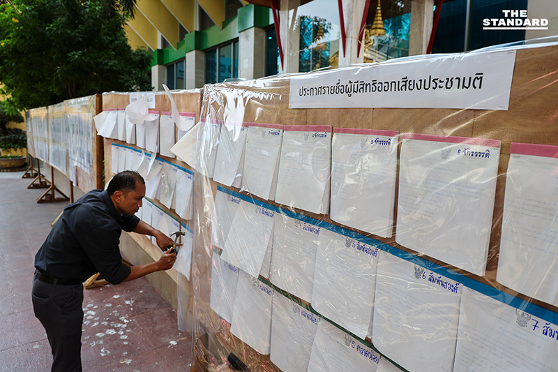 บรรยากาศสำนักงานเขต สัมพันธวงศ์ เตรียมพร้อมสำหรับ การเลือกตั้งล่วงหน้า 2