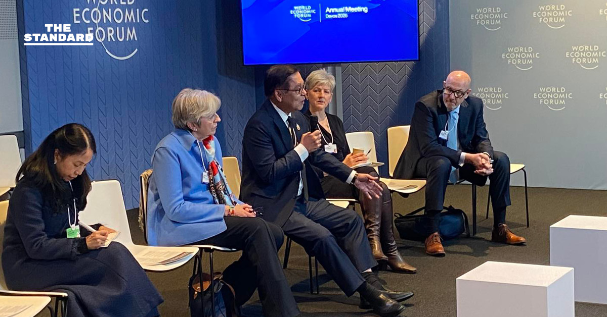 สีหศักดิ์ ชูวิสัยทัศน์บนเวทีดาวอส เร่งขับเคลื่อนความร่วมมือสากลผ่านระบบข้อมูลเพื่อขจัดแรงงานบังคับ