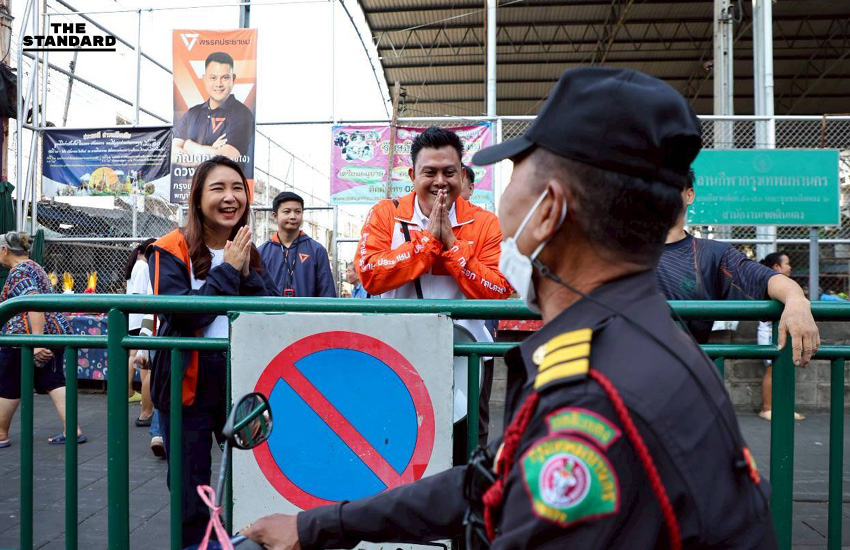 ศิริกัญญาเดิน ตลาดดินแดง ช่วยหาเสียง ‘กันตภณ’ ชูนโยบายแก้ปัญหาคนกรุงในภาพรวม 5