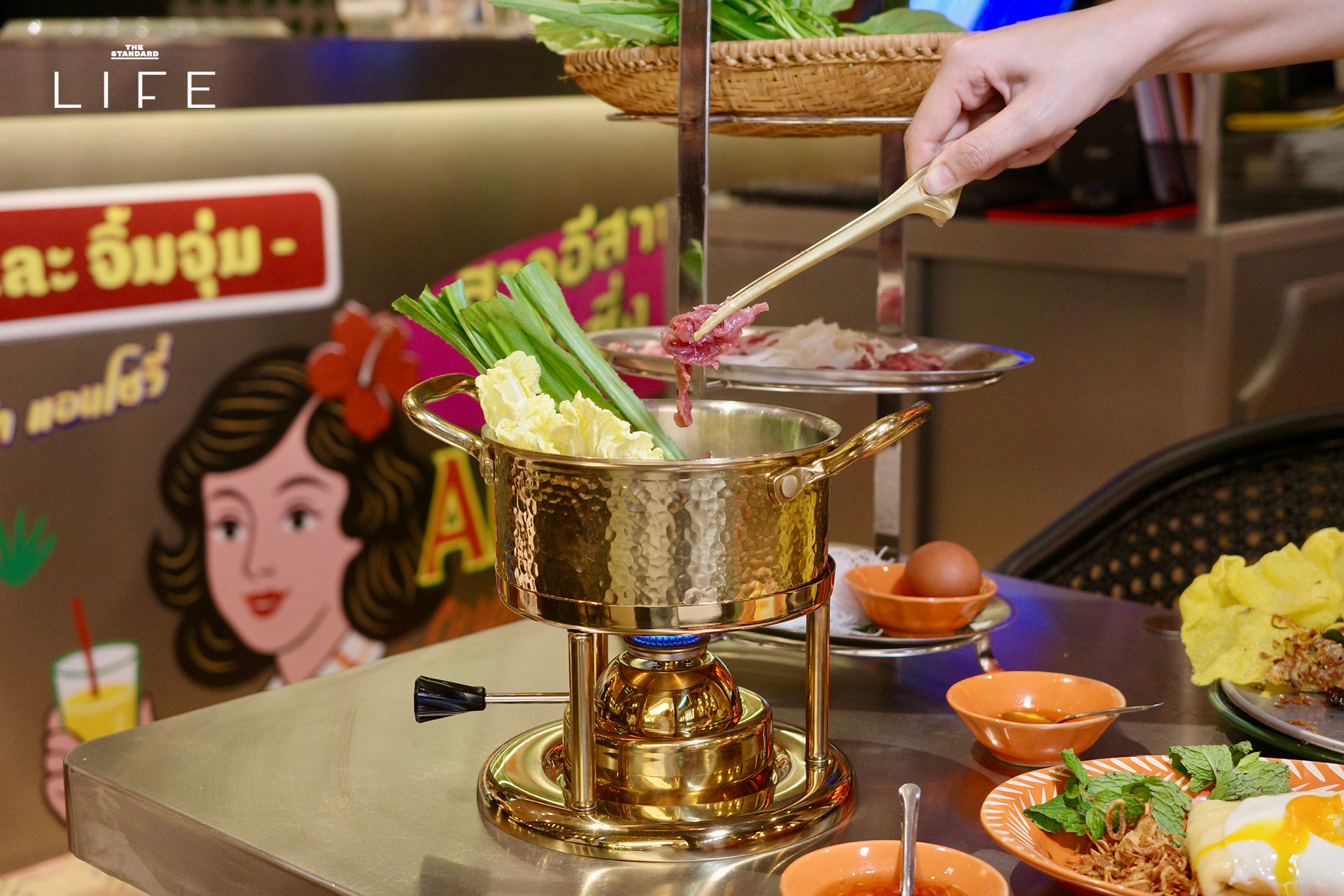 ภาพบรรยากาศร้านและเมนูอาหารอีสานเวียดนามฟิวชันจากร้านสเลญวน 2