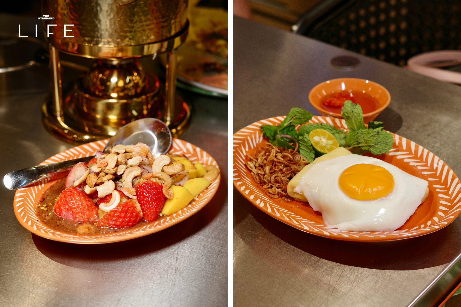 ภาพบรรยากาศร้านและเมนูอาหารอีสานเวียดนามฟิวชันจากร้านสเลญวน 3