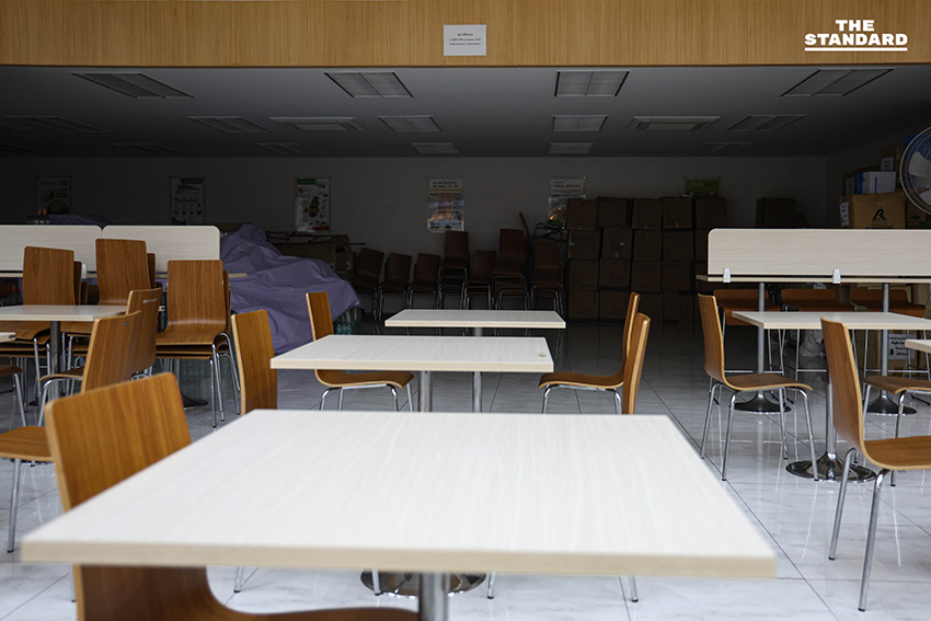 ภาพภายในโรงอาหารกระทรวงแรงงานหลังการปรับปรุง 11